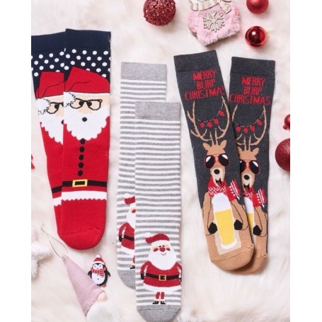 Χριστουγεννιάτικες Unisex Κάλτσες Merry Burp Christmas