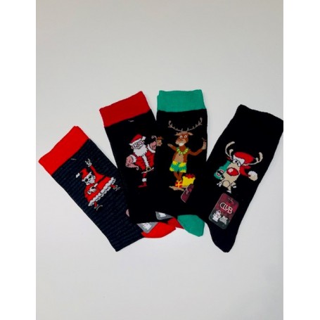 Χριστουγεννιάτικες Unisex Κάλτσες Tough Santa
