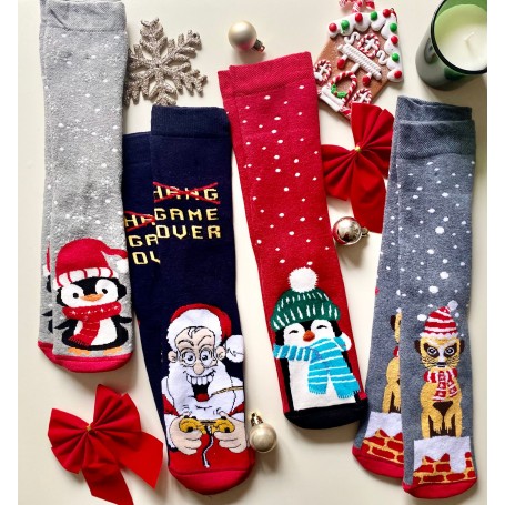 Χριστουγεννιάτικες Unisex Κάλτσες Hangover Santa